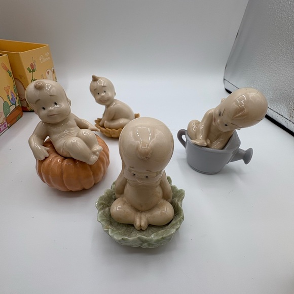 Vintage “Where Do Babies Come From” Nao-Lladro Complete Set Of 4 with Boxes - Picture 1 of 12